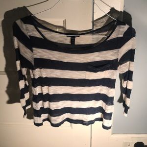 Striped knit top